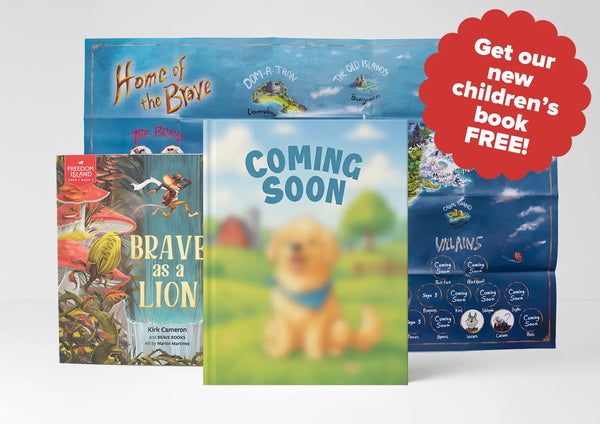 Children's books with promotional text for a new children's book release.