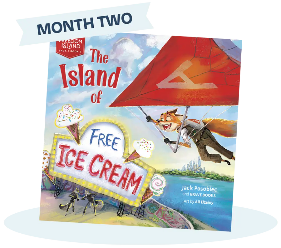 BRAVE Books, The Island of Free Ice Cream