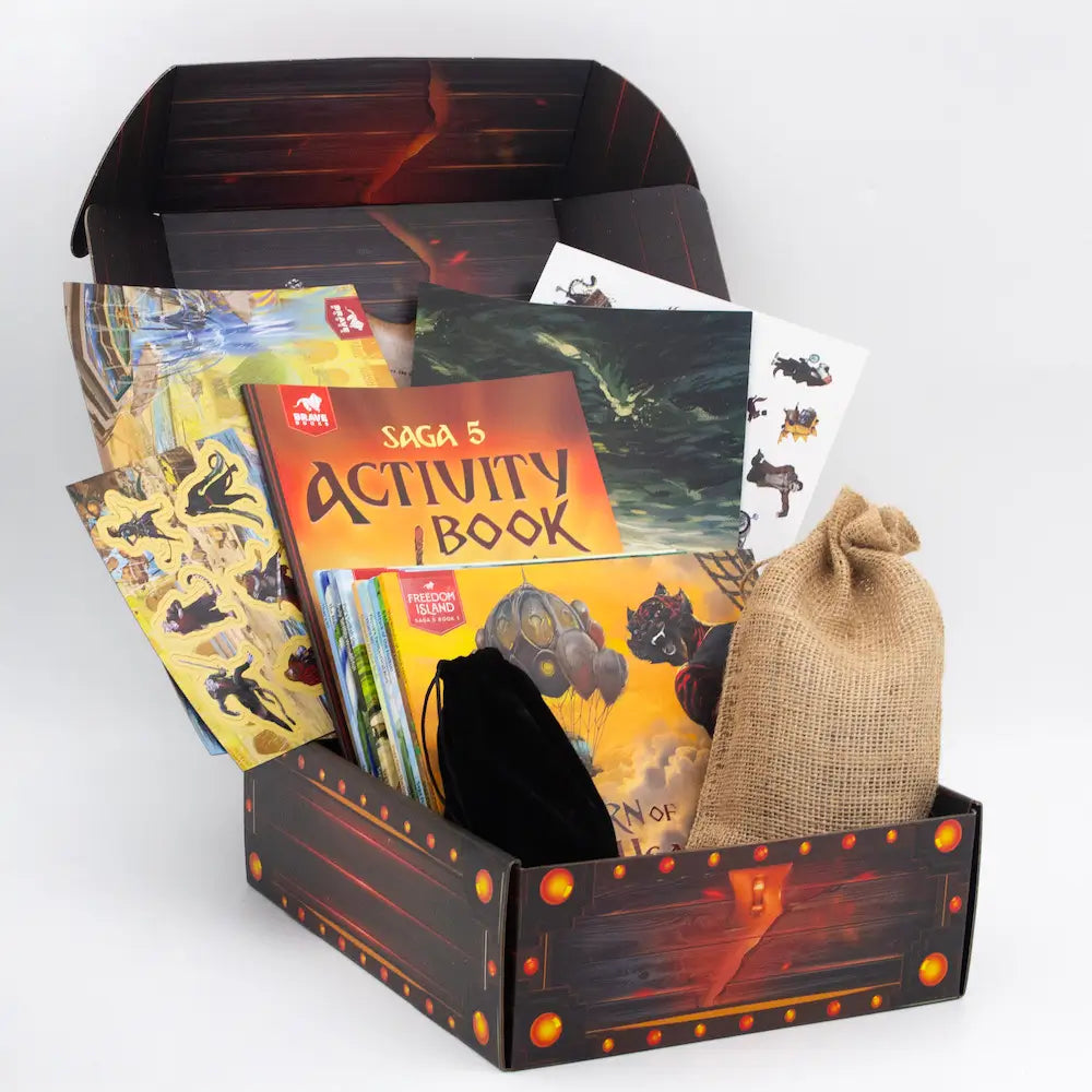 Saga Five Treasure Box – Brave Books