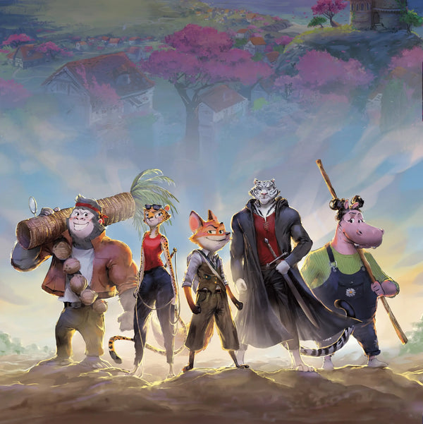 All of Team Brave posing together very heroically