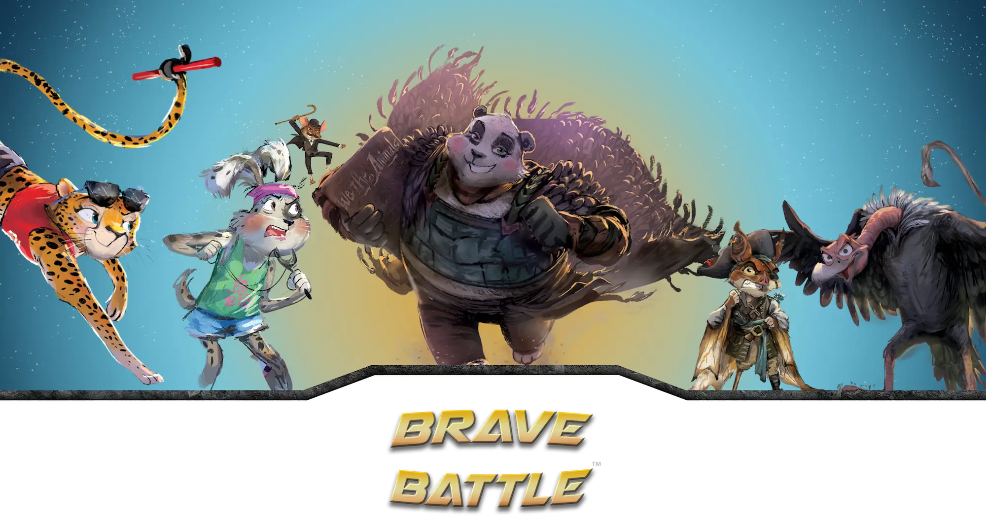 BRAVE Battle card game characters