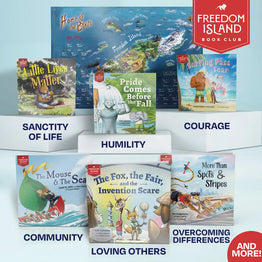 BRAVE Books Freedom Island Book Club best selling books