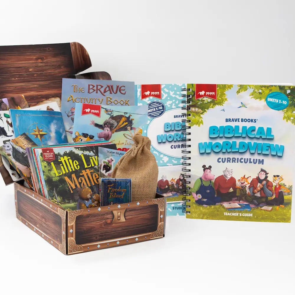 The Biblical Worldview Curriculum with all 10 Freedom Island Saga 1 books