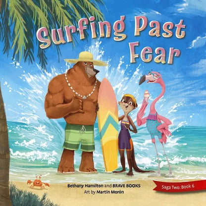 Surfing Past Fear - Signed
