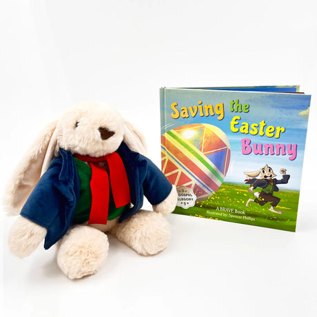 Saving the Easter Bunny Book and Plush