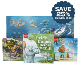 Freedom Island books and map with a 25% off badge