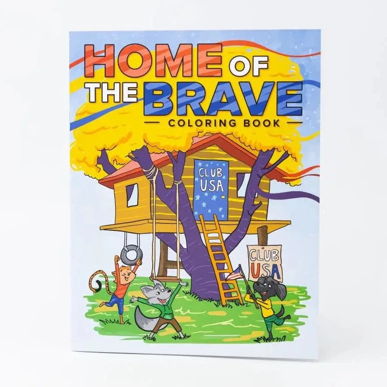 Home of the BRAVE Coloring Book cover image