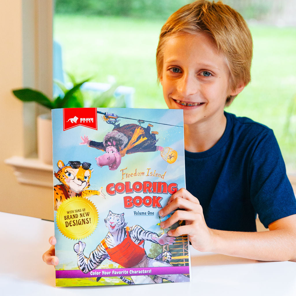 Freedom Island Coloring Book – Brave Books