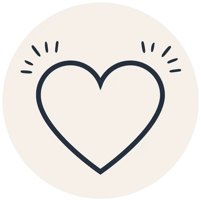 Heart Icon representing character and conviction