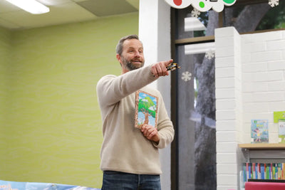 Kirk Cameron at a BRAVE Books Story Hour