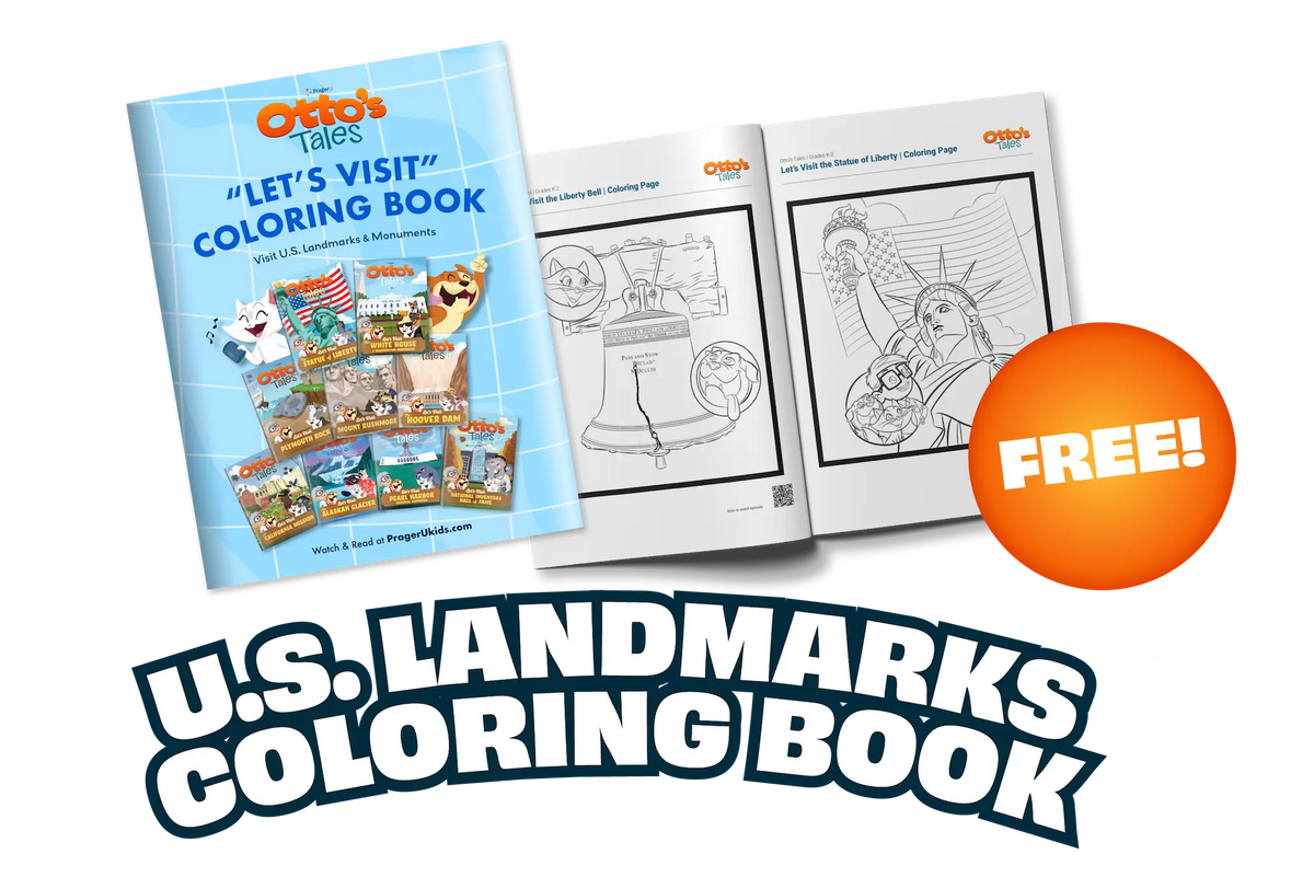 PragerU U.S. Landmarks coloring book