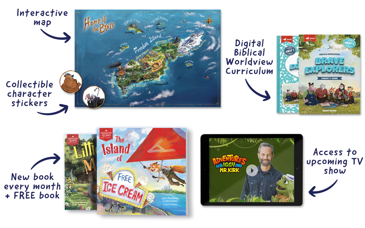 All of the products that come with a Freedom Island Subscription
