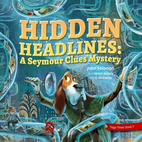 Hidden Headlines: A Seymour Clues Mystery - SALE