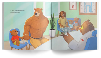 Kevin Sorbo with his Christian Children's book The Bear Essentials of Fatherhood