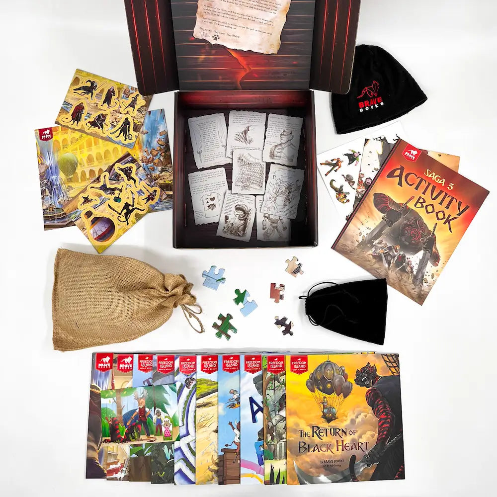 Saga Five Treasure Box – Brave Books Saga Five Treasure Box – Brave Books
