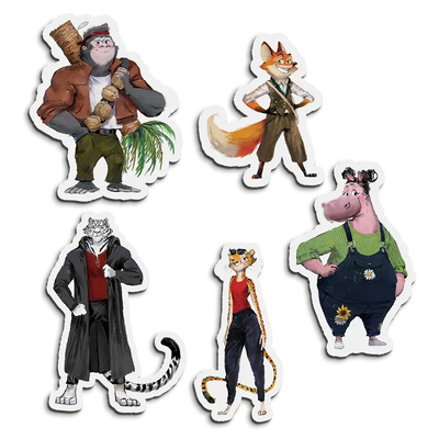 <h3>Character Magnets</h3>