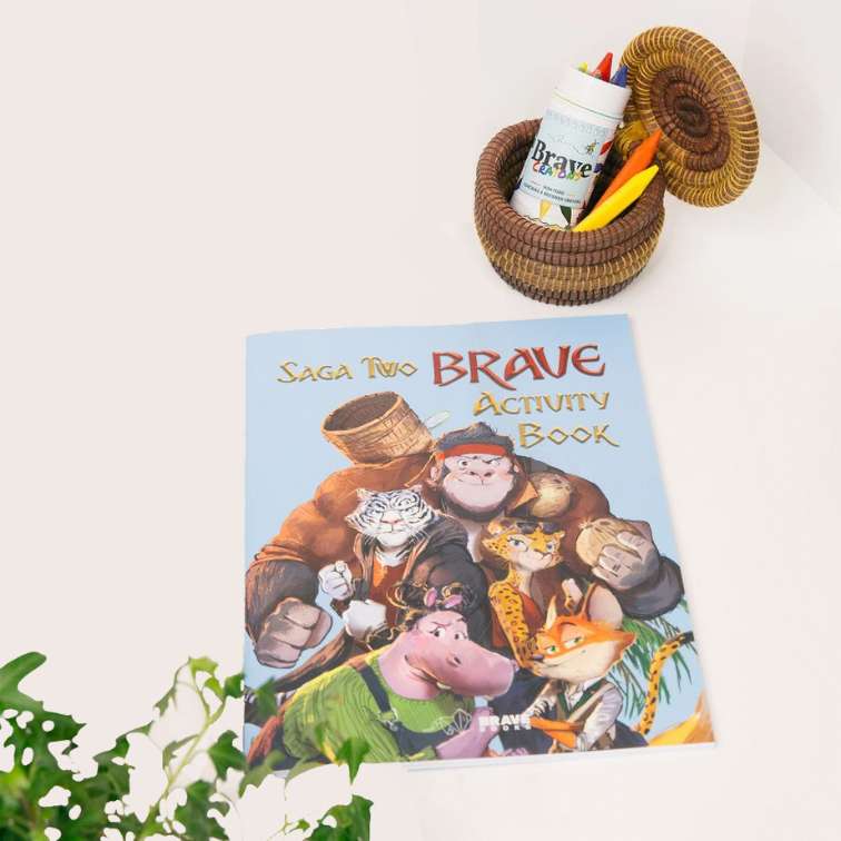 The BRAVE Activity Book - Saga 2 cover image