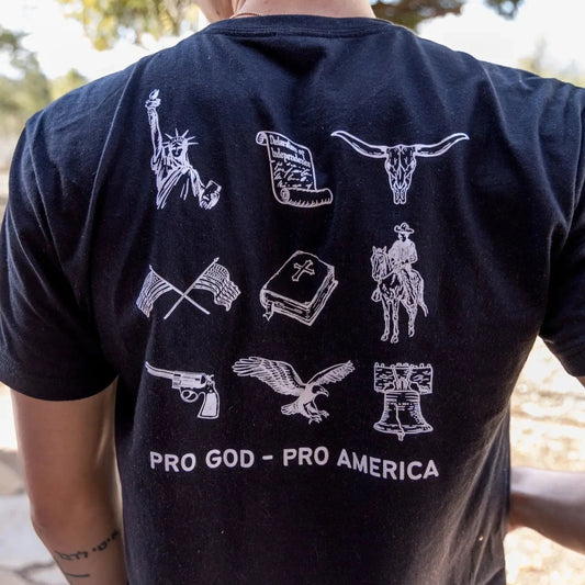 BRAVE Books Pro God - Pro America T-shirt